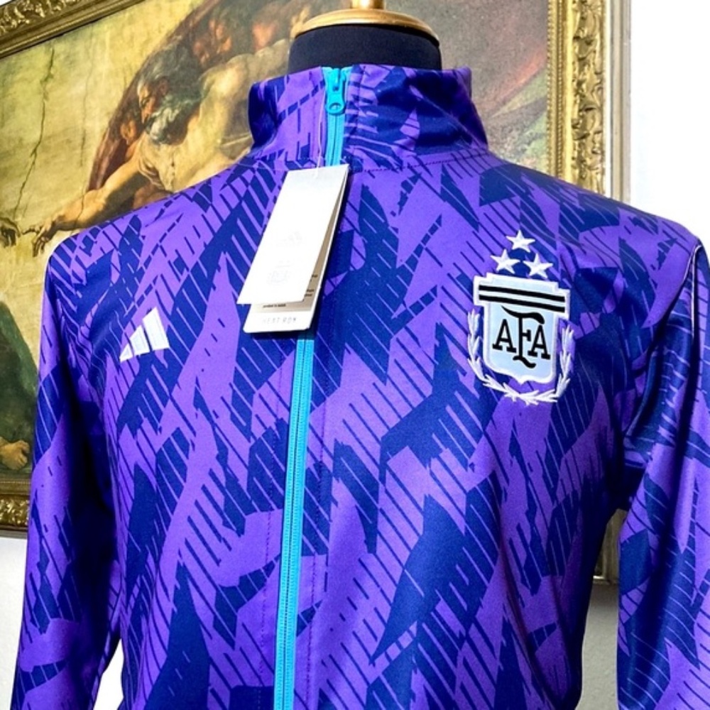 Argentina Adidas Track Suit 2023 Warm Up Suit Jacket and Pants - Picture 3 of 11